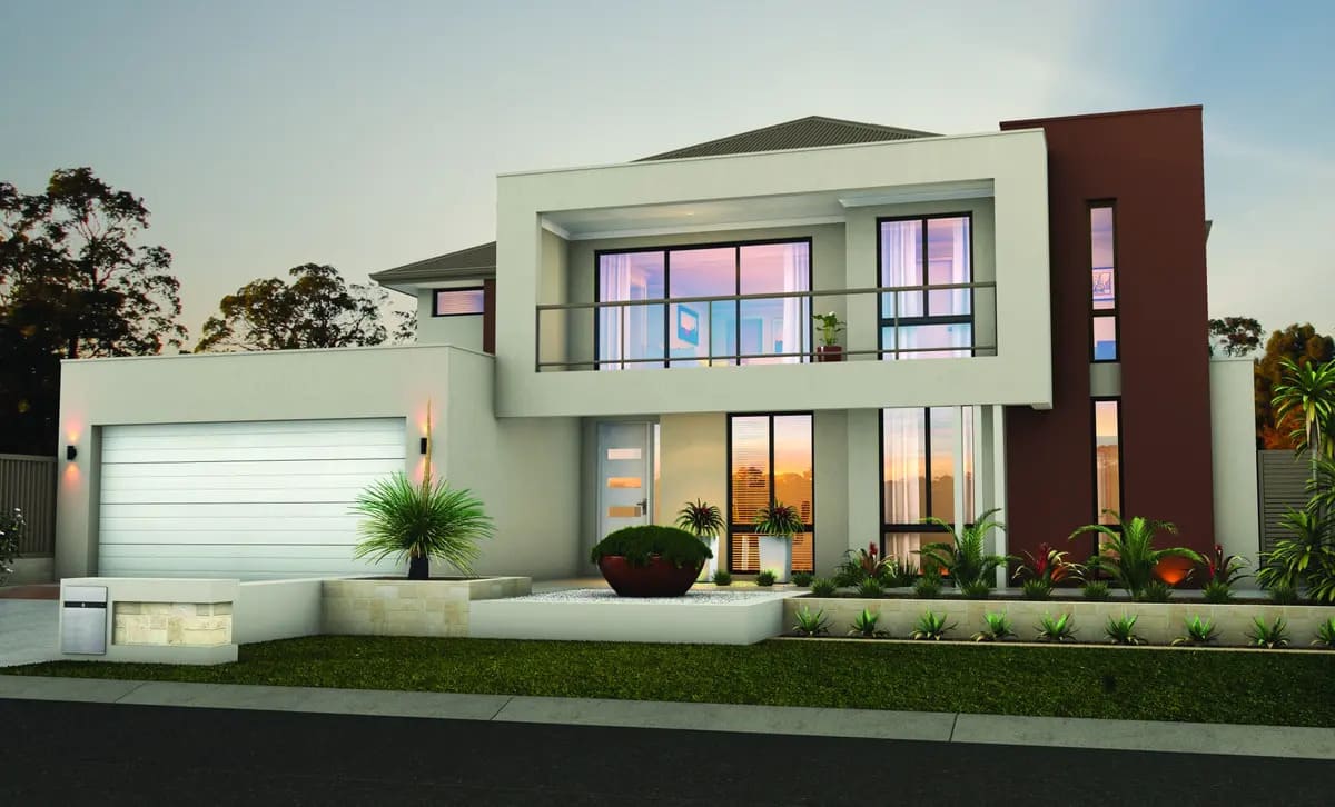 mẫu nhà 2 tầng nông thôn 500 triệu gác lửng