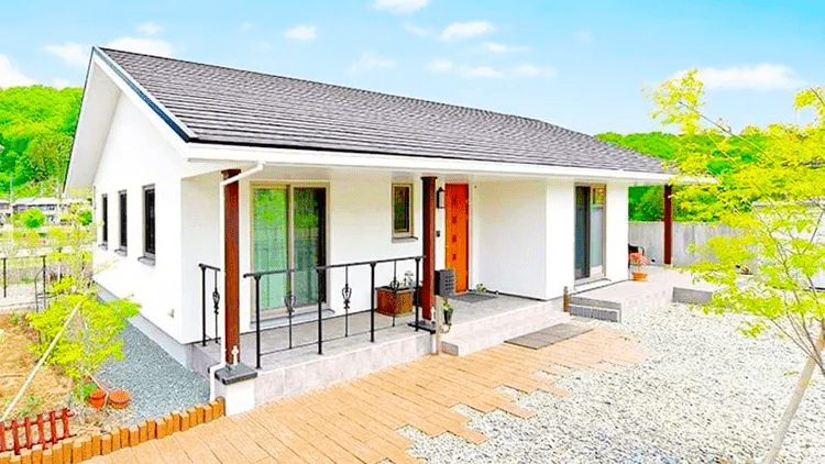 Mẫu nhà cấp 4 3 phòng ngủ ở nông thôn, thiết kế đơn giản