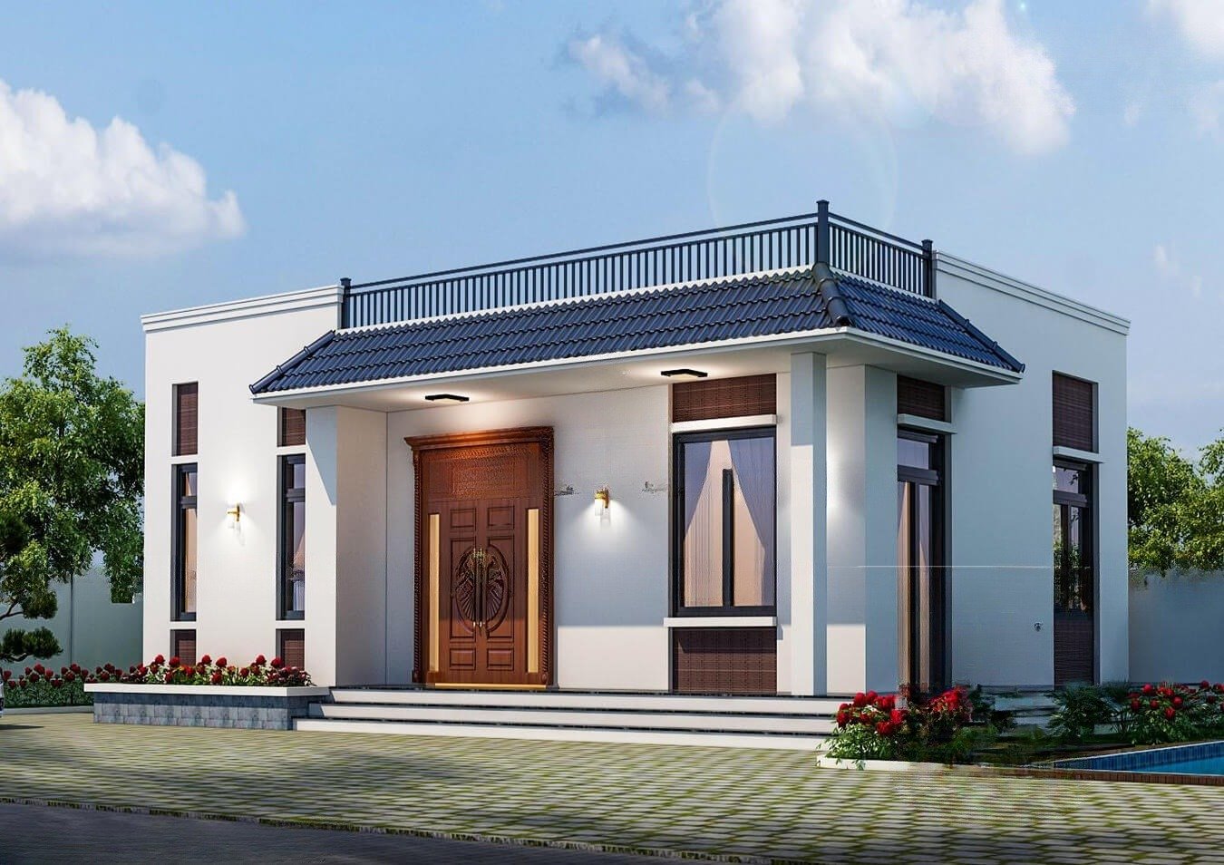 Mẫu thiết kế nhà cấp 4 đẹp 400 triệu