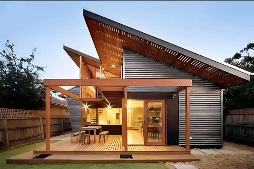 Mẫu nhà cấp 4 đẹp 1 mái hiện đại, độc đáo