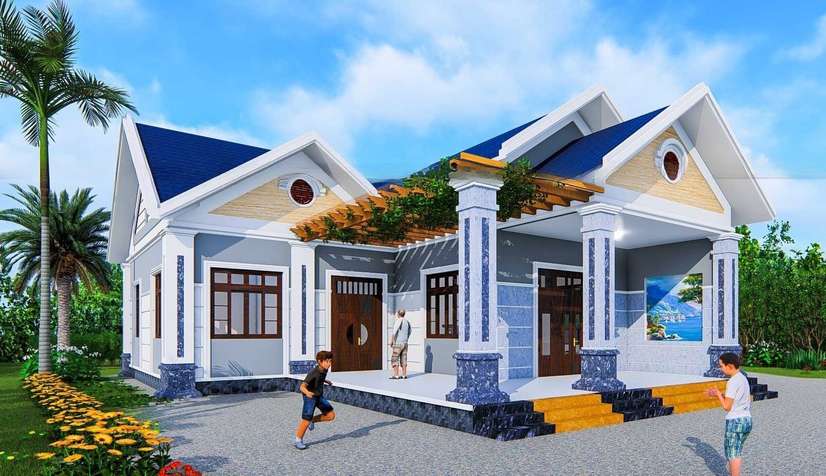 Nhà cấp 4 phù hợp với khí hậu Việt Nam