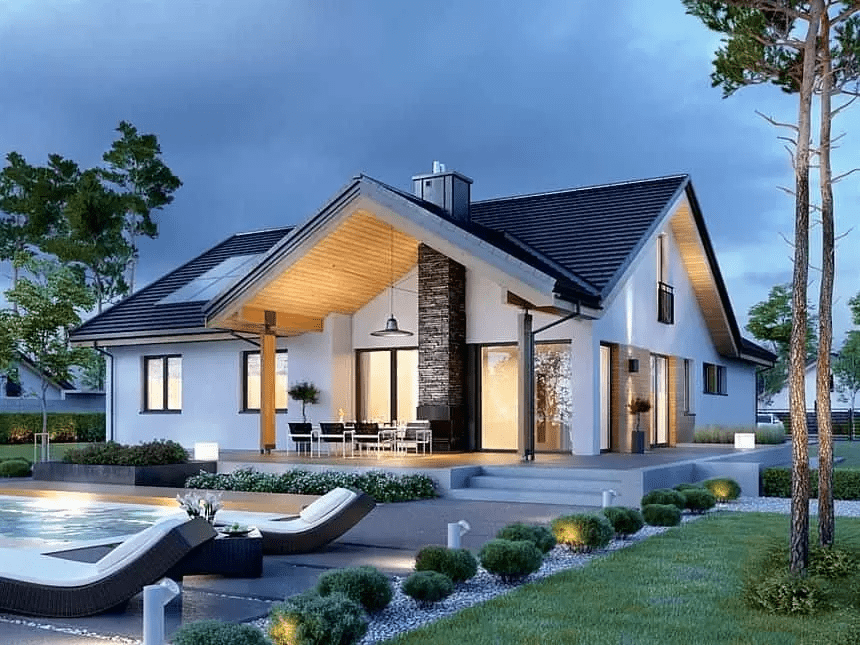Mẫu nhà cấp 4 đẹp 5 phòng ngủ