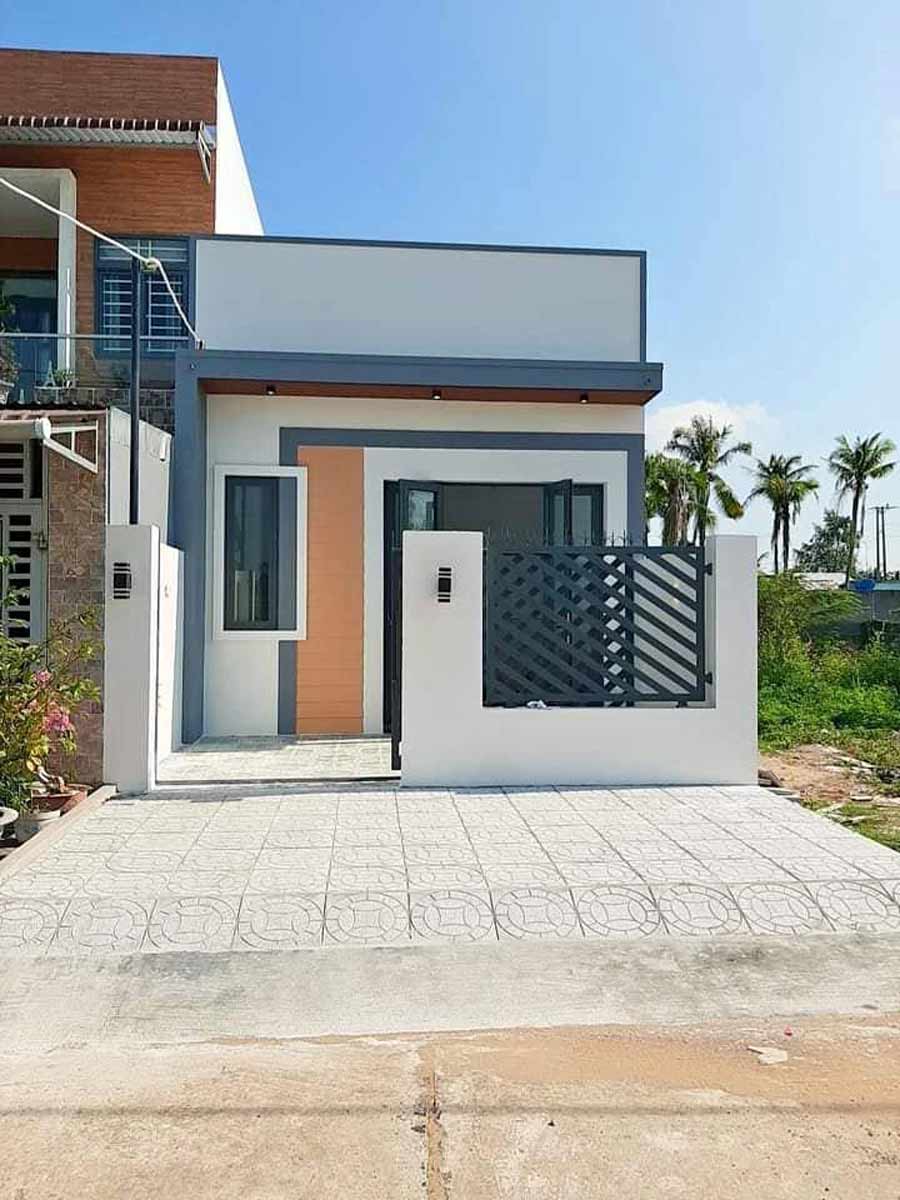 Mặt tiền nhà cấp 4 ngang 4m