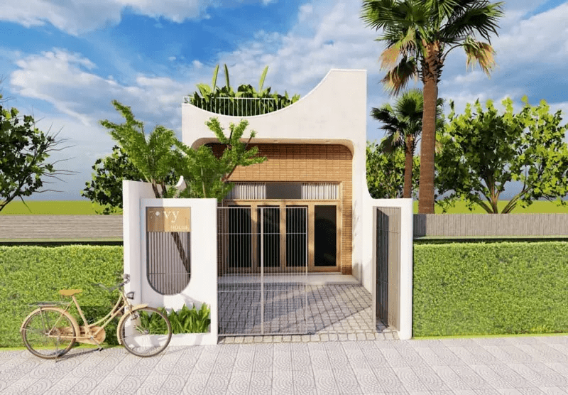 Mẫu nhà cấp 4 hiện đại, tiện nghi