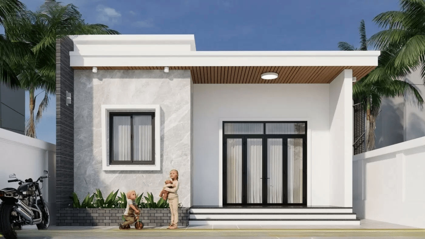 Mẫu thiết kế nhà cấp 4 đẹp, đơn giản