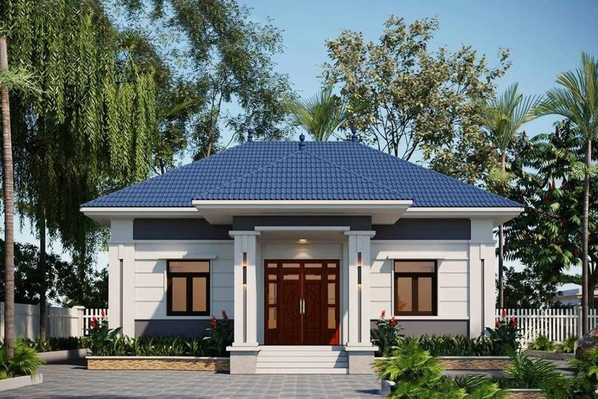 Mẫu nhà cấp 4 đẹp ở nông thôn