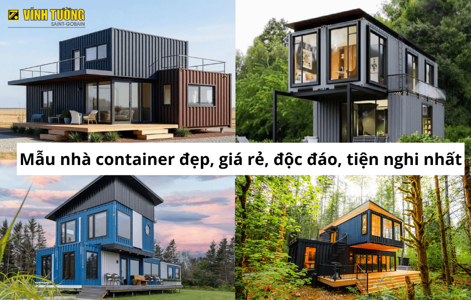 Mẫu nhà container đẹp