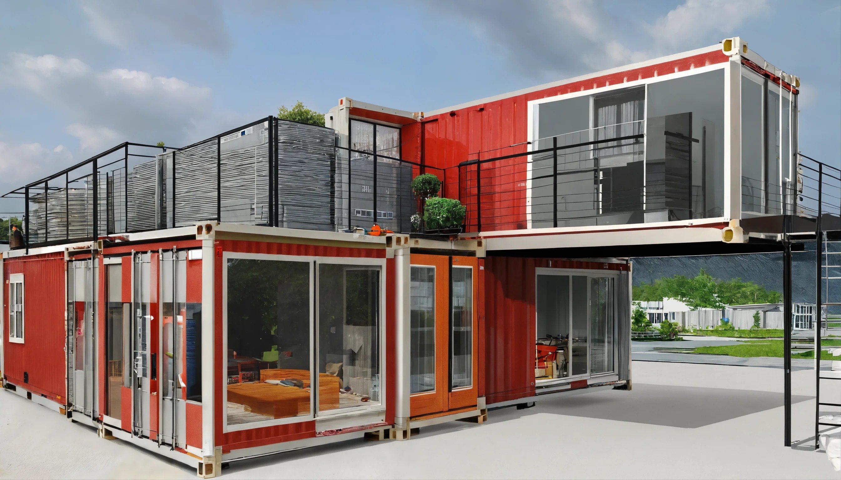 Thiết kế nhà container hiện đại