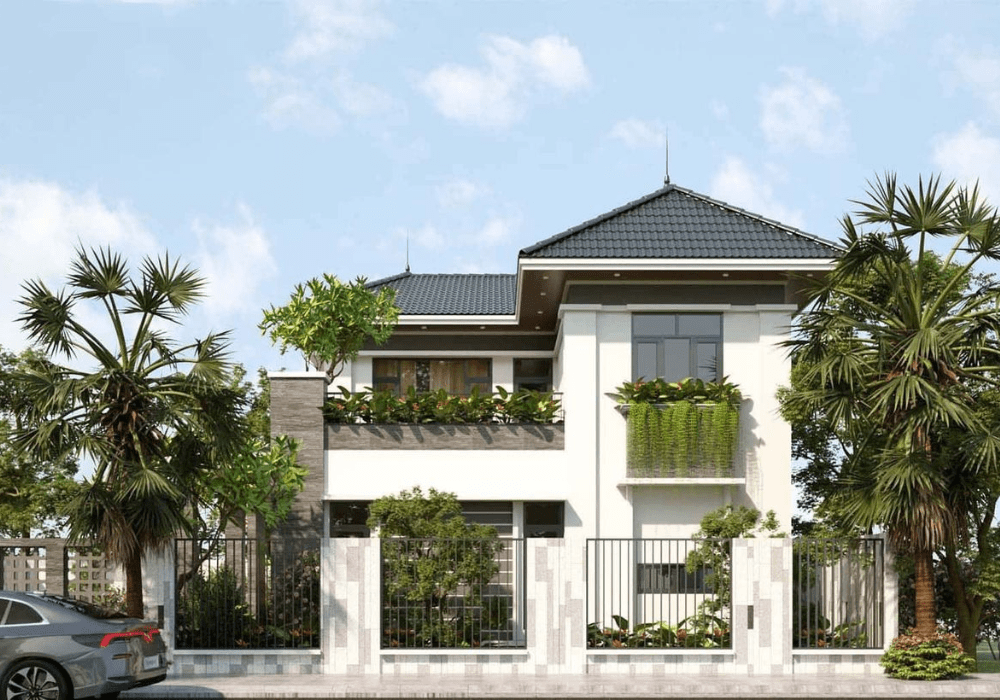 Nhà mái Nhật 2 tầng là gì?