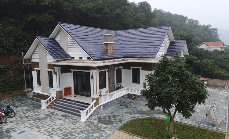 Mẫu nhà mái Thái cấp 4 nông thôn