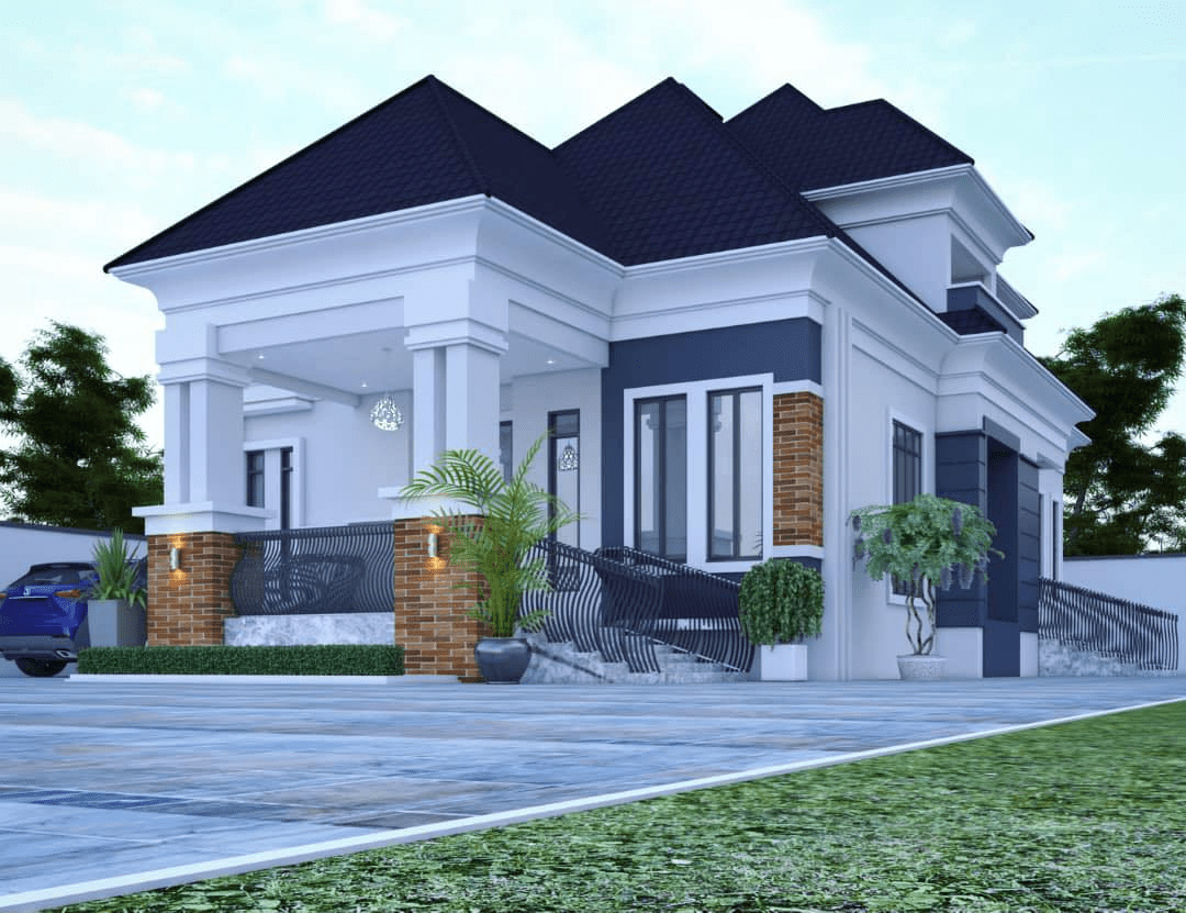 Mẫu nhà mái Thái gác lửng biệt thự mini sang trọng
