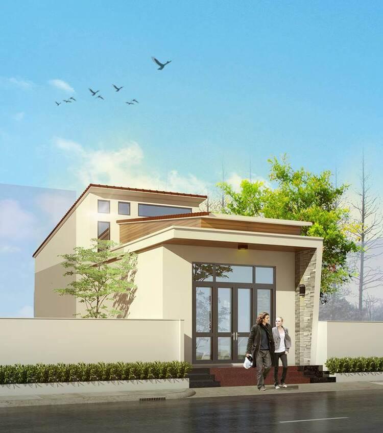 Mẫu nhà ống 1 tầng tối giản, tiết kiệm chi phí thi công