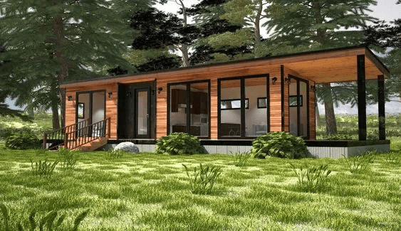 Mẫu nhà tiền chế nhà vườn phong cách châu Âu thanh lịch và bình yên
