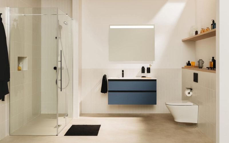 Mẫu nhà vệ sinh nhỏ đẹp sạch sẽ