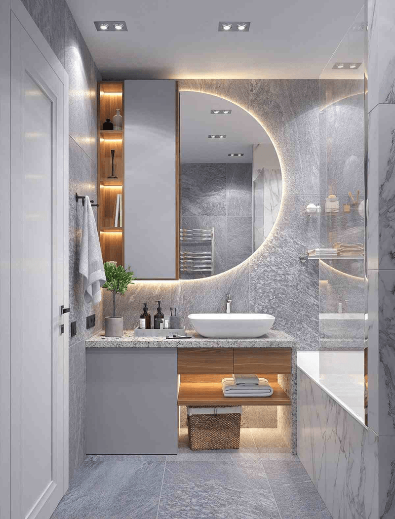 Mẫu nhà vệ sinh nhỏ đẹp nhiều hệ tủ
