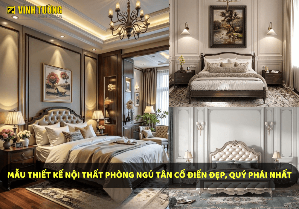 Mẫu thiết kế nội thất phòng ngủ sang trọng, quý phái nhất 2026
