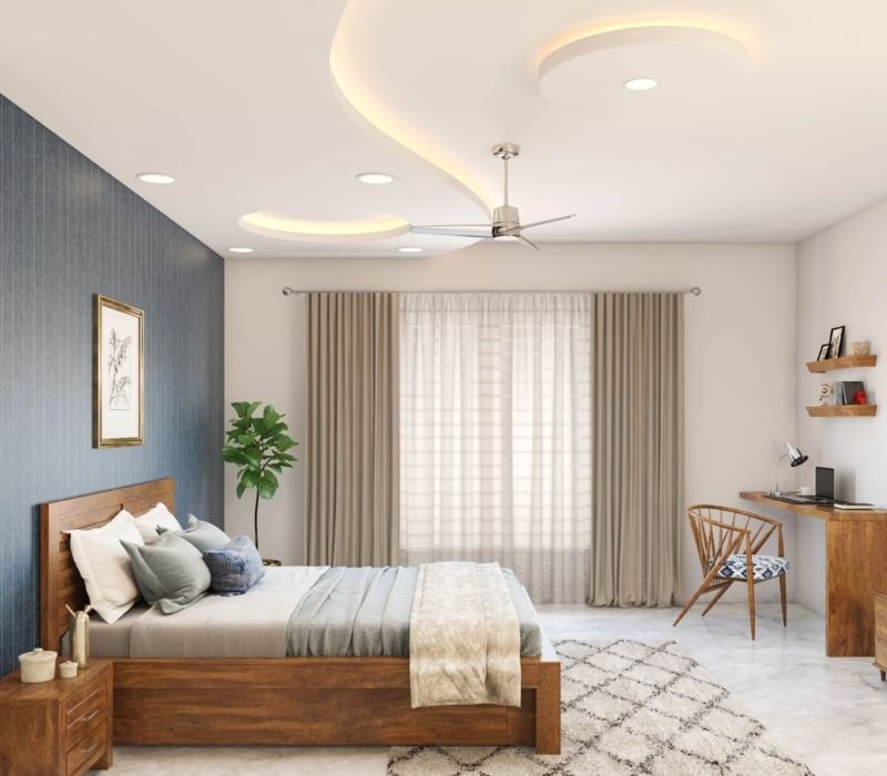 Mẫu trần nhà thạch cao đẹp, hiện đại, ấn tượng