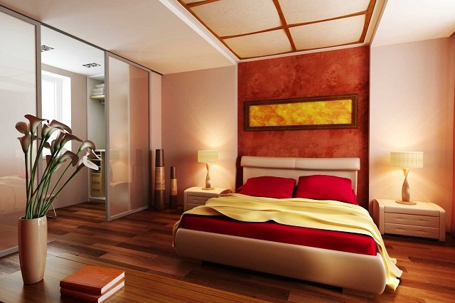 Mẫu trần thạch cao đẹp cho nhà ống phòng ngủ 2