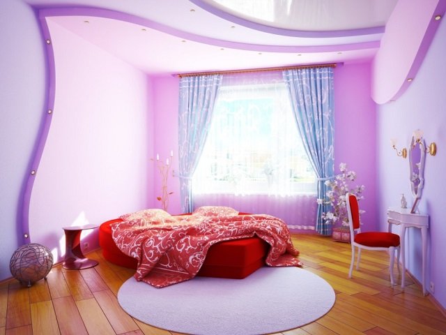 Mẫu trần thạch cao đẹp cho nhà ống phòng ngủ 3