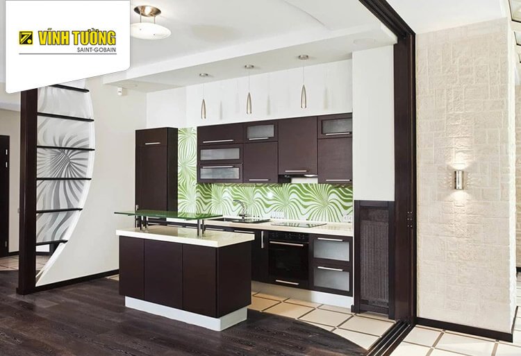 Mẫu trần thạch cao phòng bếp đẹp hiện đại | Vĩnh Tường