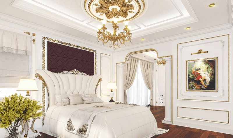 Mẫu trần thạch cao tân cổ điển phòng ngủ đẹp, hiện đại bậc nhất