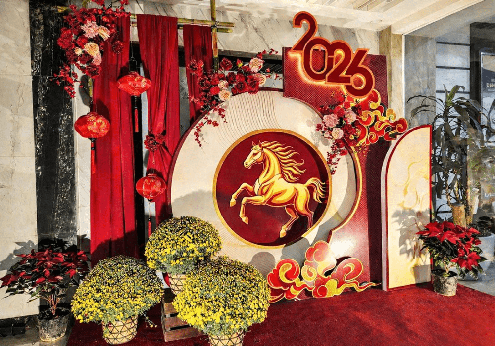 Mô hình tết 2026 bằng linh vật 