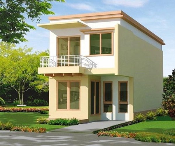 Thiết kế nhà 2 tầng đơn giản, giá rẻ