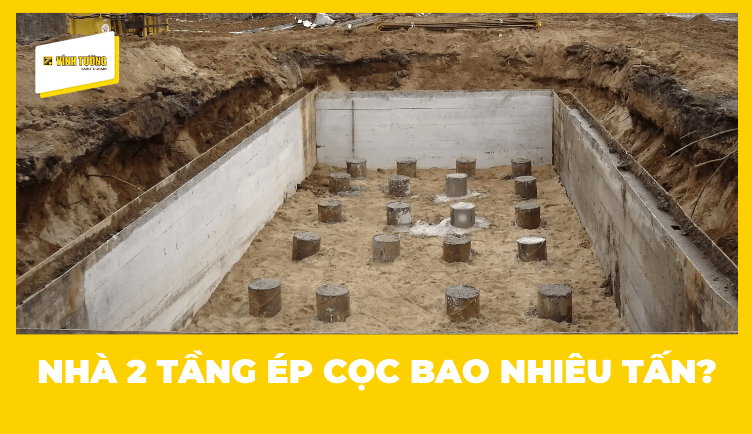 Nhà 2 tầng ép cọc bao nhiêu tấn?