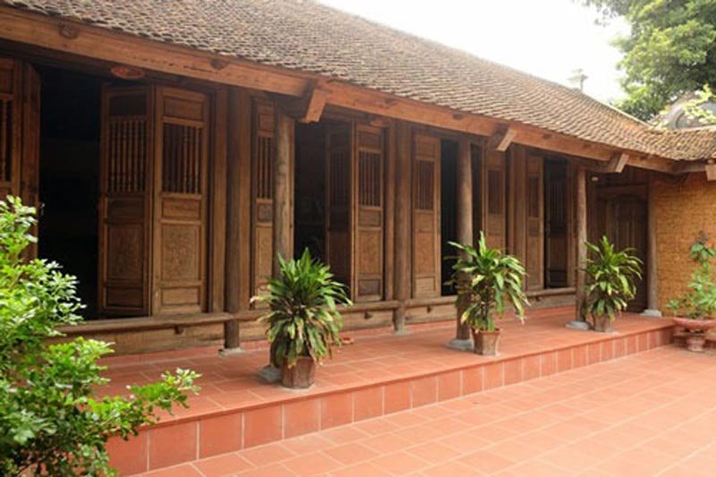 Nhà ba gian ngày xưa