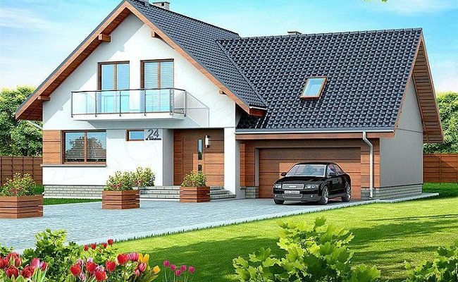 nhà ba gian tầng lửng 