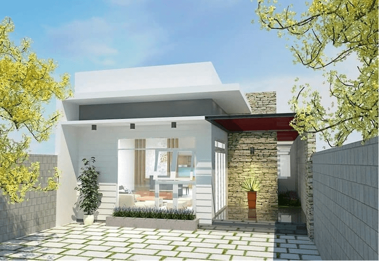 NHÀ ỐNG GÁC LỬNG 3 PHÒNG NGỦ 5,5X14 - B116 - Thiết kế nhà đẹpThiết kế nhà  đẹp
