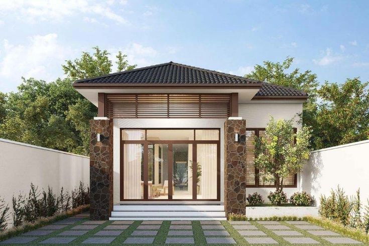 Mẫu nhà chữ L hiện đại, tối ưu diện tích