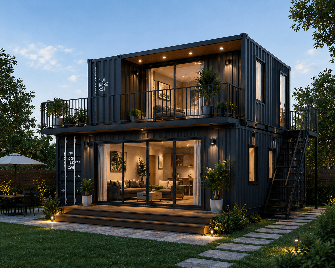 Nhà container 2 tầng thường khá ồn và cần có giải pháp cách âm hiệu quả