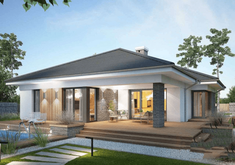 Nhà kiểu Nhật nhiều ánh sáng tự nhiên