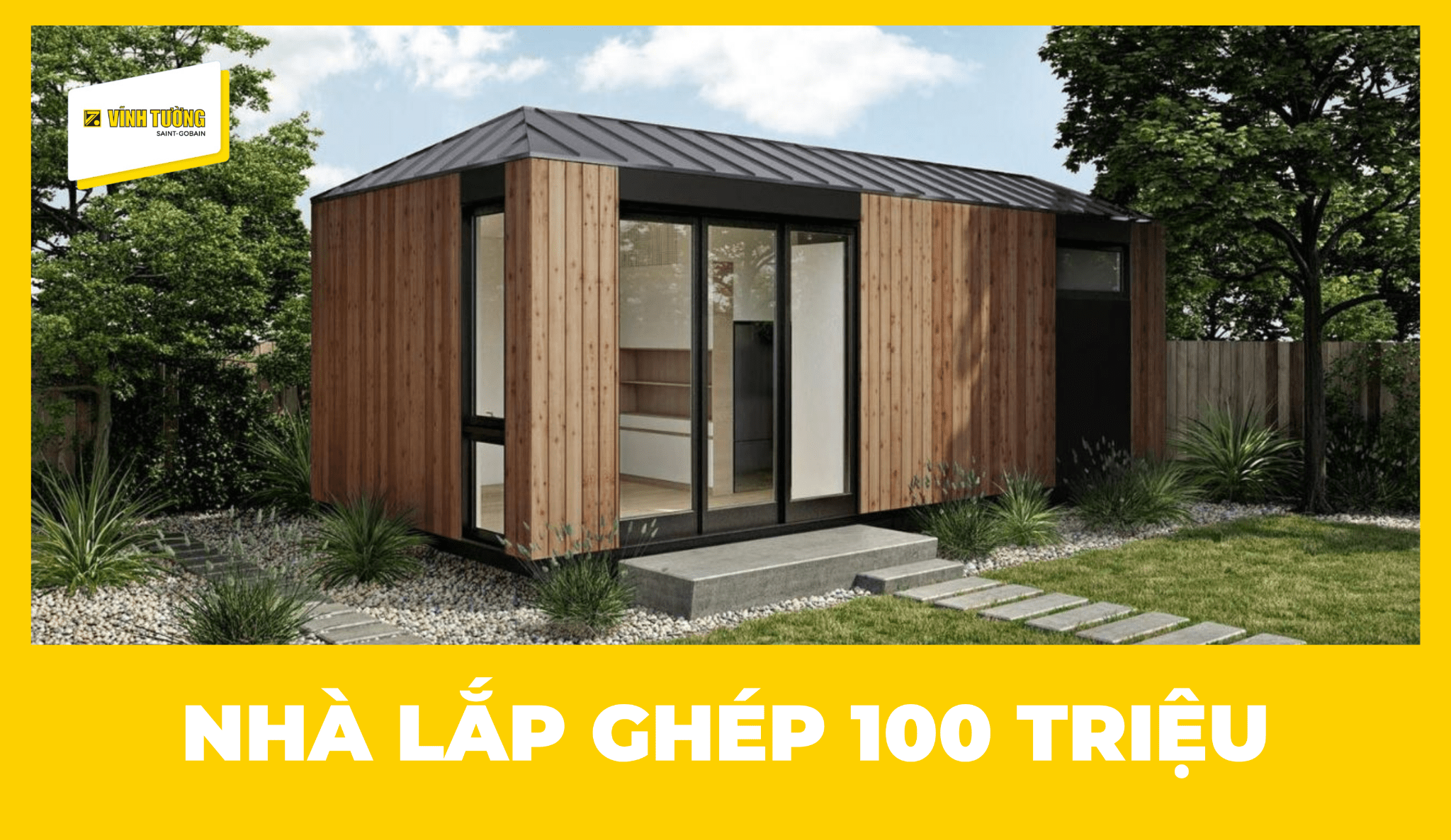 Nhà lắp ghép 100 triệu