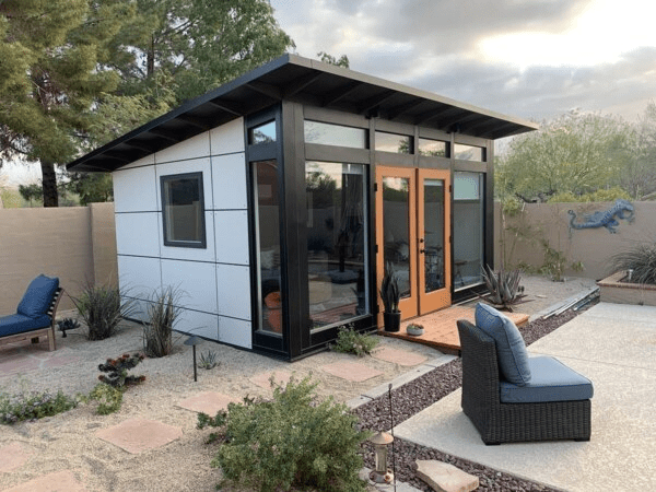 Mẫu nhà lắp ghép diện tích 20m2 là lựa chọn lý tưởng cho không gian nhỏ như kios, phòng trọ mini hoặc văn phòng làm việc cá nhân