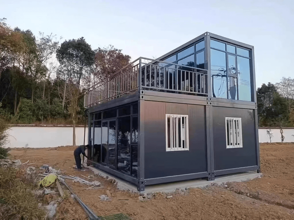 Nhà lắp ghép 2 tầng 50m2