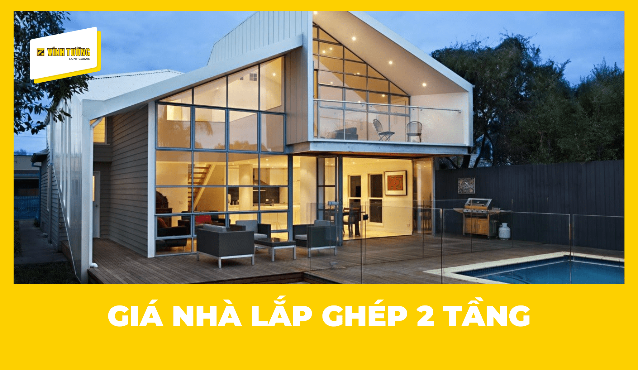 Nhà lắp ghép 2 tầng