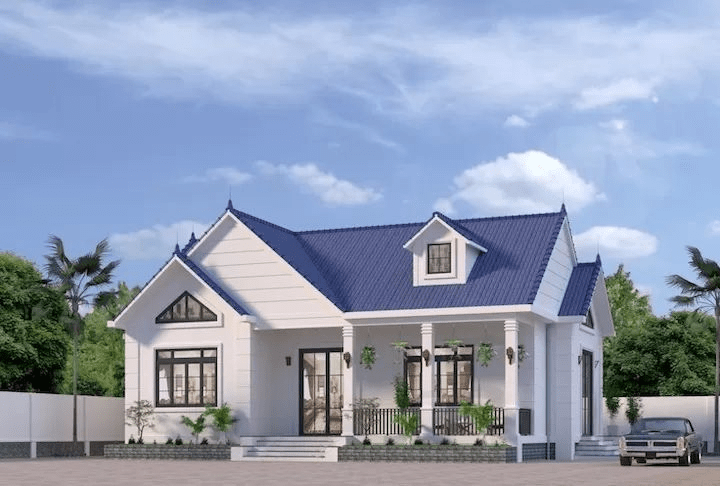Mẫu nhà mái Thái 1 tầng giá 500 triệu là lựa chọn lý tưởng cho gia đình có ngân sách hạn chế