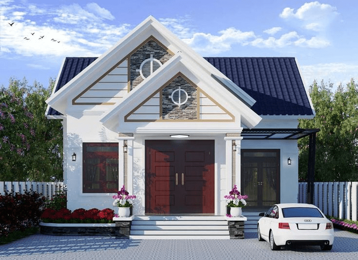 Mẫu nhà cấp 4 mái Thái 3 phòng ngủ 100m2 là lựa chọn lý tưởng cho gia đình từ 4–6 người