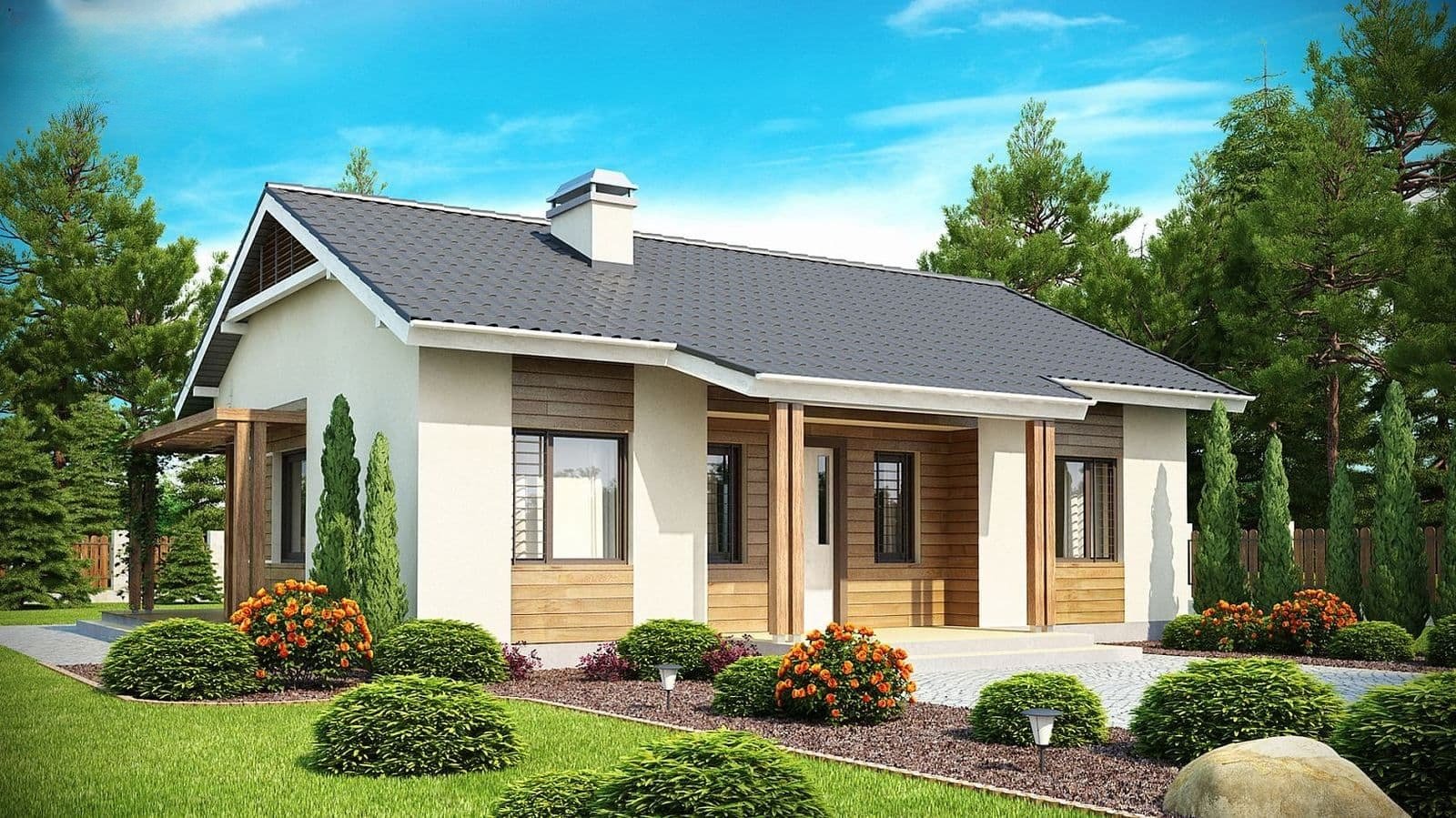 Mẫu biệt thự nhà vườn mái Thái