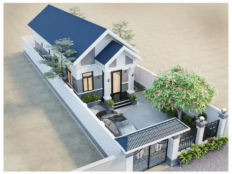 Mẫu nhà ống cấp 4 đẹp, phổ biến ở thành thị