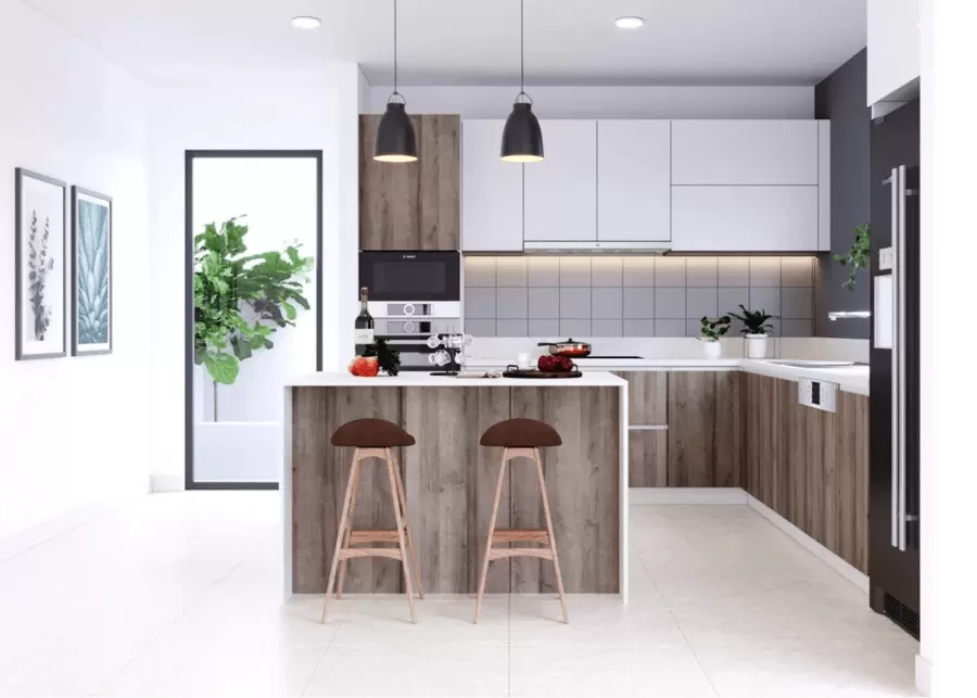 nhà ống đẹp 3 tầng 5m nội thất đơn giản, hiện đại 