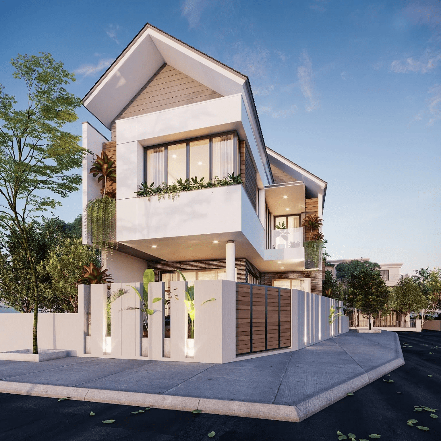 Mẫu nhà phố đơn giản đẹp, xu hướng được ưa chuộng hiện nay