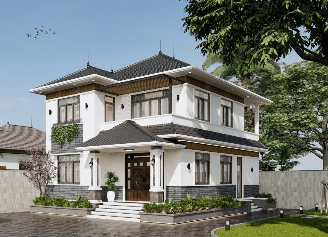 Nhà phố mái Nhật có chi phí xây dao động 4.000.000 - 5.500.000 VNĐ/m²