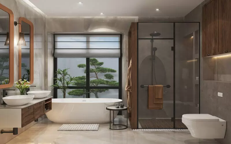 nhà vệ sinh cao cấp như spa