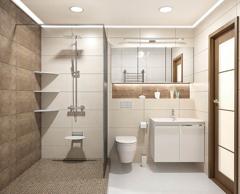 Nhà vệ sinh có nhà tắm riêng tiện nghi