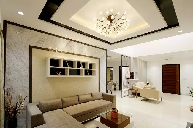 Những mẫu vách ngăn phòng khách đẹp với phòng thờ | Vĩnh Tường
