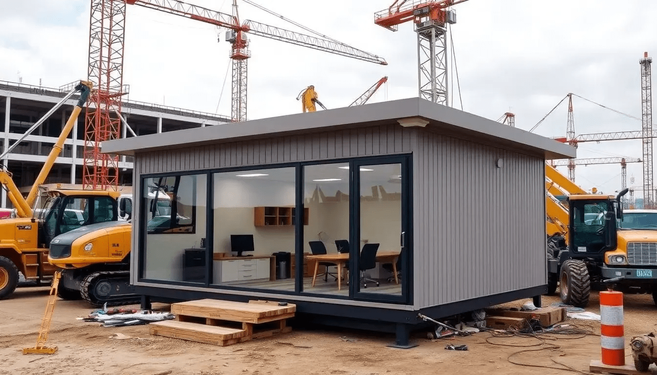 Nội thất và ngoại thất hoàn thiện của nhà container 2 tầng 