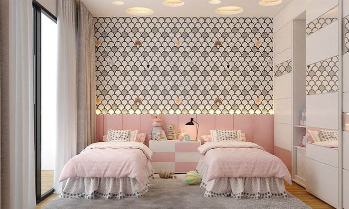Cách trang trí phòng ngủ màu hồng